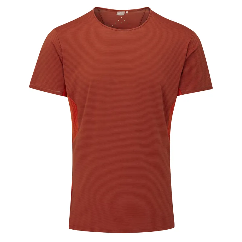 Rab Mens Sonic Ultra Tee - Red Clay-Firecracker
